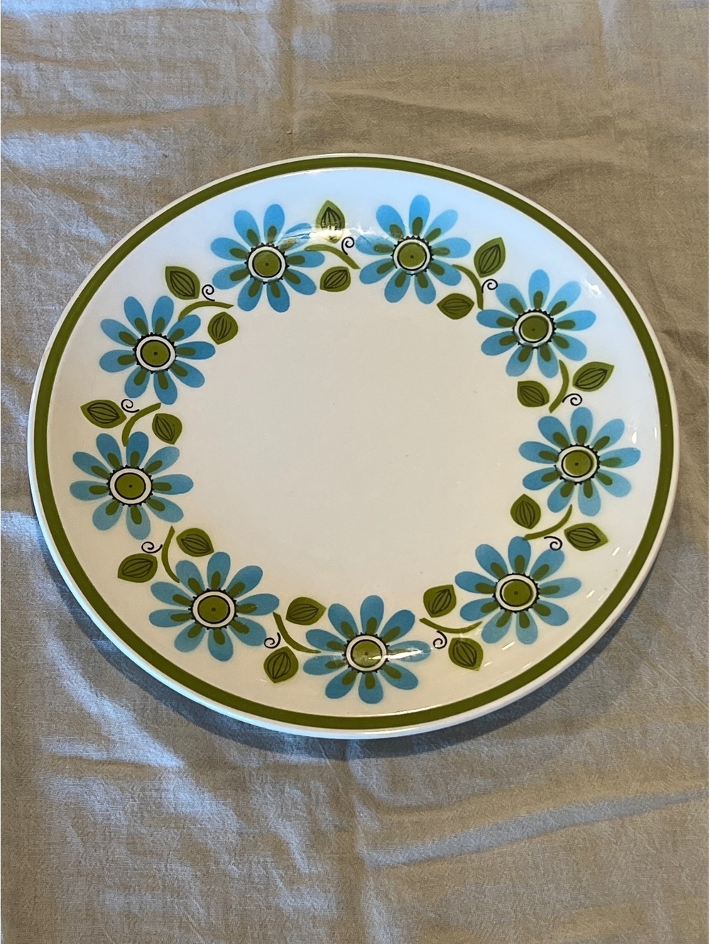 Mikasa Cera-Stone Garland Serving Platter 12 inch Vintage Japan